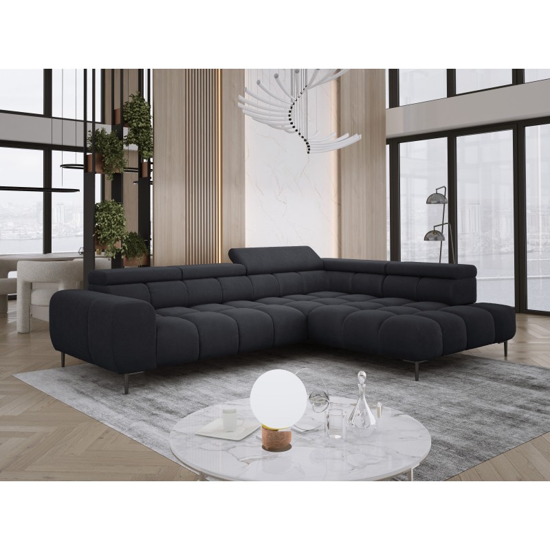 Narożnik PLAZA L Prawostronny w tkaninie Promocyjnej APHRODITE 23 WERSAL
