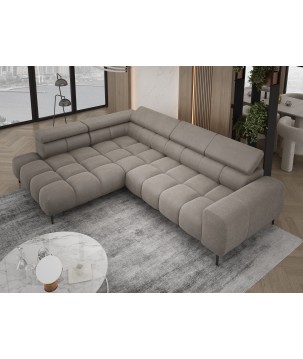 Narożnik PLAZA L Lewostronny w tkaninie Promocyjnej APHRODITE 04 WERSAL