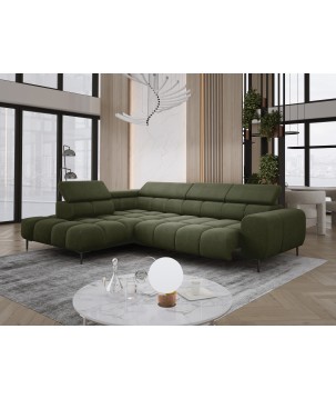 Narożnik PLAZA L Lewostronny w tkaninie Promocyjnej APHRODITE 12 WERSAL