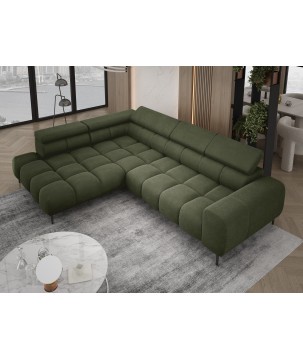 Narożnik PLAZA L Lewostronny w tkaninie Promocyjnej APHRODITE 12 WERSAL