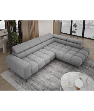 Narożnik PLAZA L Prawostronny w tkaninie Promocyjnej APHRODITE 19 WERSAL