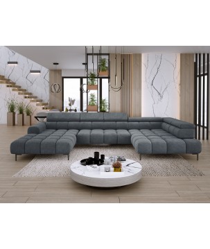 Narożnik PLAZA XL Prawostronny Tkanina CLOUD 97 WERSAL