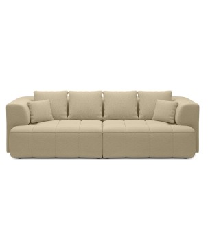 Sofa ALBIO BigSofa z elektryczną regulacją siedziska funkcja spania w tkaninie SERENO 681 WERSAL