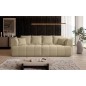 Sofa ALBIO BigSofa z elektryczną regulacją siedziska funkcja spania w tkaninie SERENO 681 WERSAL