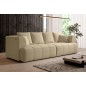 Sofa ALBIO BigSofa z elektryczną regulacją siedziska funkcja spania w tkaninie SERENO 681 WERSAL