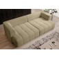 Sofa ALBIO BigSofa z elektryczną regulacją siedziska funkcja spania w tkaninie SERENO 681 WERSAL