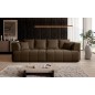 Sofa ALBIO BigSofa z elektryczną regulacją siedziska funkcja spania w tkaninie SERENO 686 WERSAL