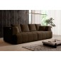 Sofa ALBIO BigSofa z elektryczną regulacją siedziska funkcja spania w tkaninie SERENO 686 WERSAL