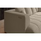 Sofa ALBIO BigSofa z elektryczną regulacją siedziska funkcja spania w tkaninie SERENO 692 WERSAL