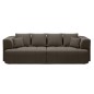 Sofa ALBIO BigSofa z elektryczną regulacją siedziska funkcja spania w tkaninie SERENO 694 WERSAL