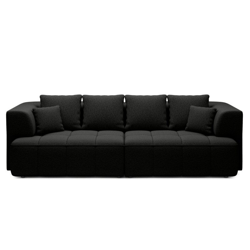 Sofa ALBIO BigSofa z elektryczną regulacją siedziska funkcja spania w tkaninie SERENO 696 WERSAL