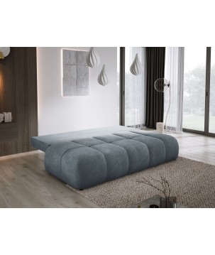 Sofa COCO z funkcja spania i pojemnikiem SZARY DOMOHOME