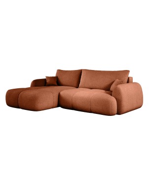Narożnik COCO z funkcją spania poduszkami i pojemnikiem Now Or Never 56 DOMOHOME