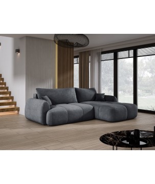 Narożnik COCO z funkcją spania poduszkami i pojemnikiem Cloud 91 DOMOHOME