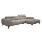 Narożnik PLAZA MINI Prawostronny w tkaninie Promocyjnej APHRODITE 04 WERSAL