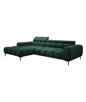 Narożnik PLAZA MINI Lewostronny w tkaninie CLOUD 39 WERSAL