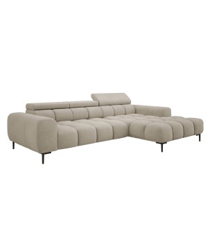 Narożnik PLAZA MINI Prawostronny w tkaninie CLOUD 03 WERSAL