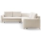 Narożnik LAREN nowoczesna sofa z funkcją spania pojemnik na pościel lewa strona CASTEL 03 251x251x85 cm
