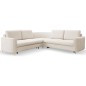 Narożnik LAREN nowoczesna sofa z funkcją spania pojemnik na pościel lewa strona CASTEL 03 251x251x85 cm