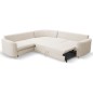 Narożnik LAREN nowoczesna sofa z funkcją spania pojemnik na pościel lewa strona CASTEL 03 251x251x85 cm