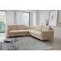 Narożnik LAREN nowoczesna sofa z funkcją spania pojemnik na pościel lewa strona CASTEL 15 251x251x85 cm
