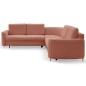 Narożnik LAREN nowoczesna sofa z funkcją spania pojemnik na pościel lewa strona CASTEL 55 251x251x85 cm