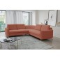 Narożnik LAREN nowoczesna sofa z funkcją spania pojemnik na pościel lewa strona CASTEL 55 251x251x85 cm