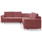 Narożnik LAREN nowoczesna sofa z funkcją spania pojemnik na pościel lewa strona CASTEL 59 251x251x85 cm