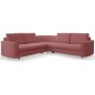 Narożnik LAREN nowoczesna sofa z funkcją spania pojemnik na pościel lewa strona CASTEL 59 251x251x85 cm