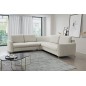 Narożnik LAREN nowoczesna sofa z funkcją spania pojemnik na pościel lewa strona CASTEL 80 251x251x85 cm