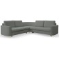 Narożnik LAREN nowoczesna sofa z funkcją spania pojemnik na pościel lewa strona CASTEL 93 251x251x85 cm