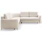 Narożnik LAREN nowoczesna sofa z funkcją spania pojemnik na pościel prawa strona CASTEL 03 251x251x85 cm