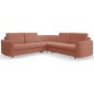 Narożnik LAREN nowoczesna sofa z funkcją spania pojemnik na pościel prawa strona CASTEL 55 251x251x85 cm