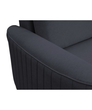 Narożnik LAREN nowoczesna sofa z funkcją spania pojemnik na pościel prawa strona CASTEL 79 251x251x85 cm