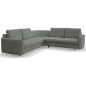 Narożnik LAREN nowoczesna sofa z funkcją spania pojemnik na pościel prawa strona CASTEL 93 251x251x85 cm