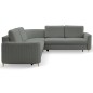 Narożnik LAREN nowoczesna sofa z funkcją spania pojemnik na pościel prawa strona CASTEL 93 251x251x85 cm