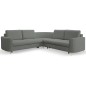 Narożnik LAREN nowoczesna sofa z funkcją spania pojemnik na pościel prawa strona CASTEL 93 251x251x85 cm