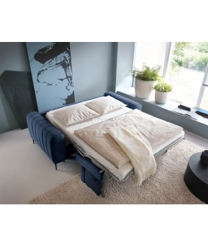 Sofa GANDI 120 RELAX włoski system z funkcją spania ONTARIO 26 WERSAL