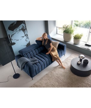 Sofa GANDI 120 RELAX włoski system z funkcją spania ONTARIO 26 WERSAL