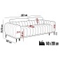 Sofa GANDI 140 RELAX włoski system z funkcją spania ONTARIO 03 WERSAL