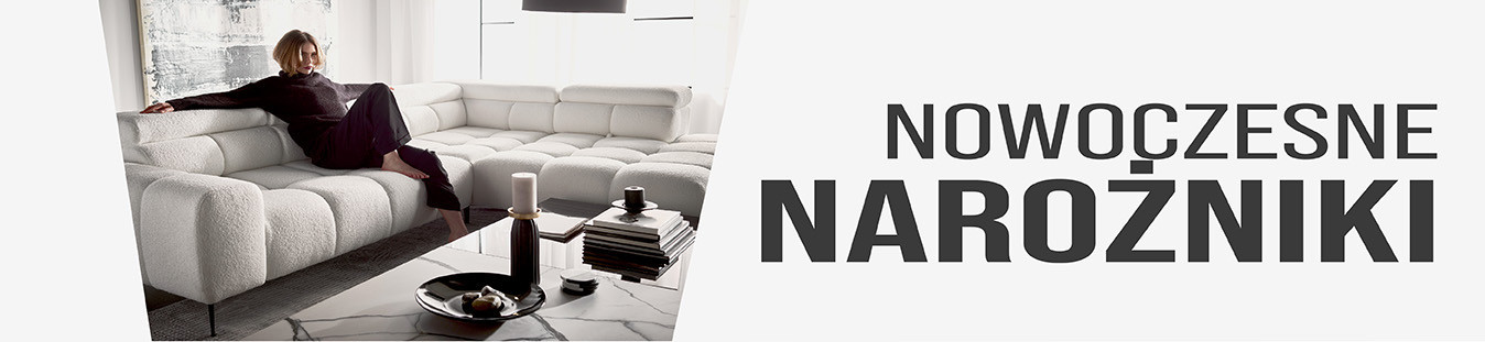 Nowoczesne i eleganckie narożniki do salonu Wersal – duże i małe, prawe i lewostronne - sklep internetowy Domo Home