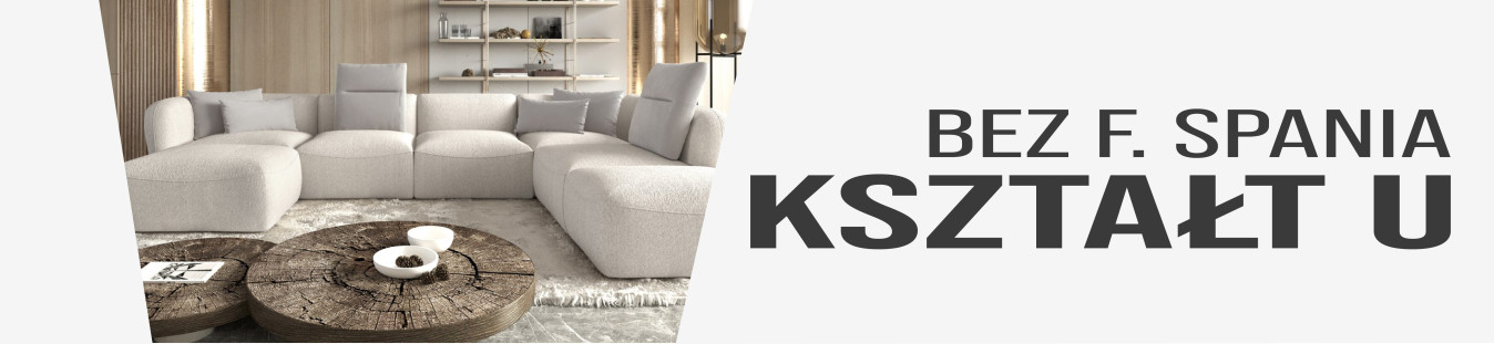 Narożniki w kształcie U bez funkcji spania Wersal - sklep internetowy Domo Home