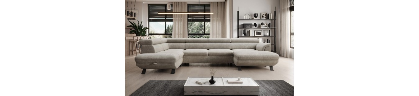 Meble wypoczynkowe Raven Wersal - luksusowe narożniki, pufy, Kolekcje mebli - sklep internetowy z meblami Domo Home