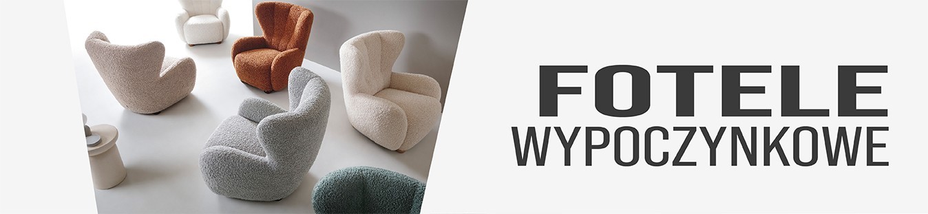 Wygodne fotele wypoczynkowe do salonu i pokoju Wersal, nowoczesne, z podnóżkiem, do czytania, małe, szare, beżowe, czarne - sklep internetowy Domo Home