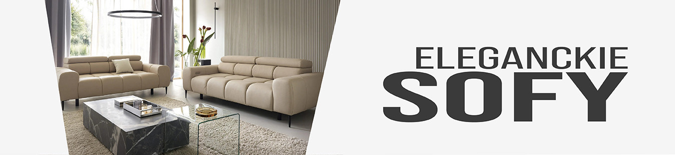 Nowoczesne sofy do salonu Wersal, dwu i trzyosobowe, rozkładane z funkcją spania, beżowe - sklep internetowy Domo Home