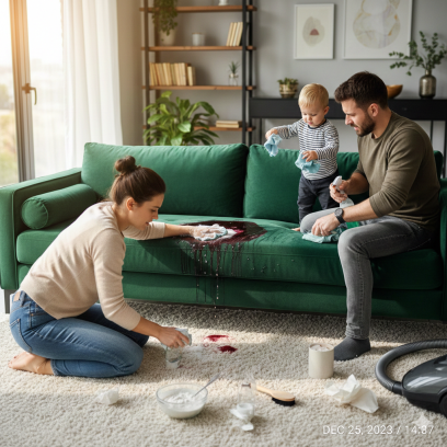 5 domowych sposobów na to, jak wyczyścić kanapę, sofę i narożnik